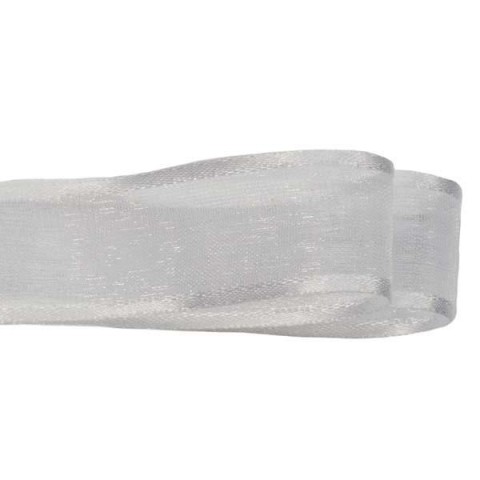 ORGANZA SATIN MM 12X50 BIANCO